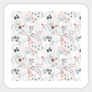 Winter Flower Meadow Sticker